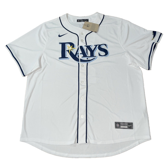 New Nike Yandy Díaz Tampa Bay Rays White Limited Jersey Men's $175